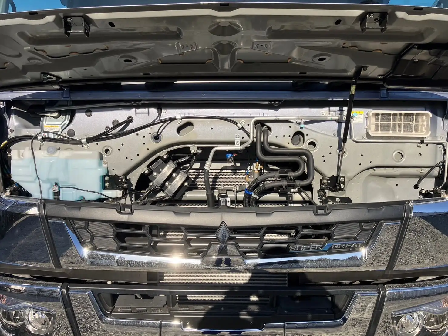 未使用車　令和6年　三菱　大型クレーン付　394馬力　AT　積載：12,600㎏　タダノ4段　フックイン　ラジコンの画像49