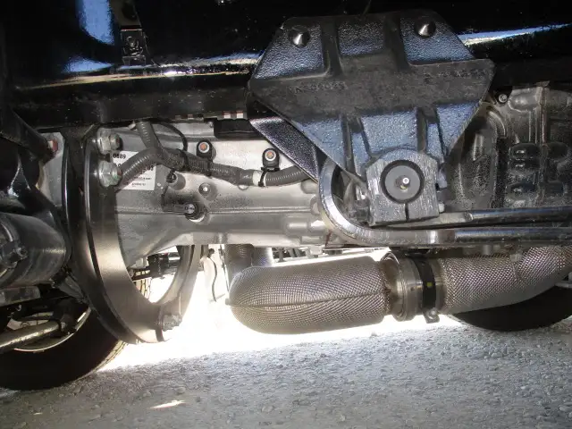 未使用車 令和6年 三菱 大型アルミ平ボデー リアエアサス ハイルーフ AT 7方開 メッキ アルミホイール 最大積載量;14,000kgの画像19