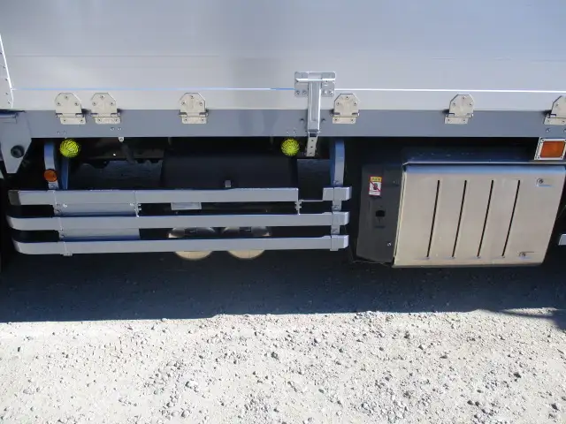 未使用車 令和6年 三菱 大型アルミ平ボデー リアエアサス ハイルーフ AT 7方開 メッキ アルミホイール 最大積載量;14,000kgの画像24