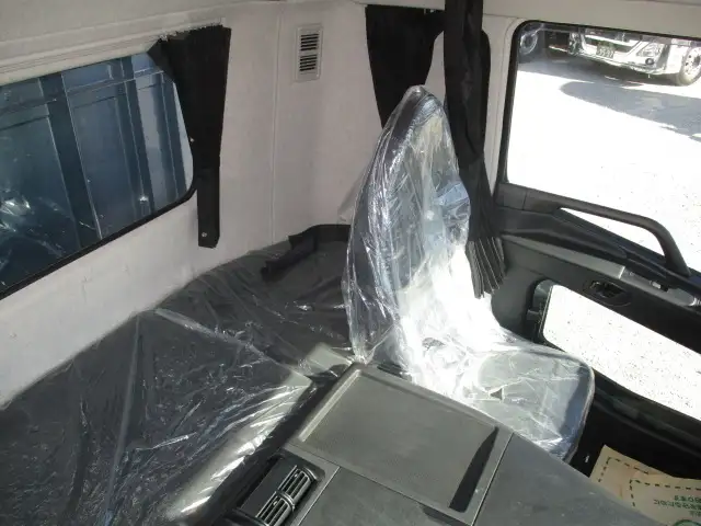 未使用車 令和6年 三菱 大型アルミ平ボデー リアエアサス ハイルーフ AT 7方開 メッキ アルミホイール 最大積載量;14,000kgの画像34