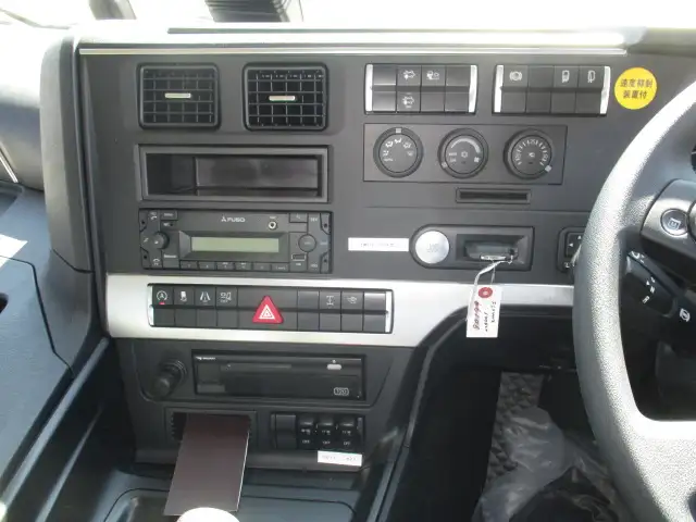 未使用車 令和6年 三菱 大型アルミ平ボデー リアエアサス ハイルーフ AT 7方開 メッキ アルミホイール 最大積載量;14,000kgの画像36