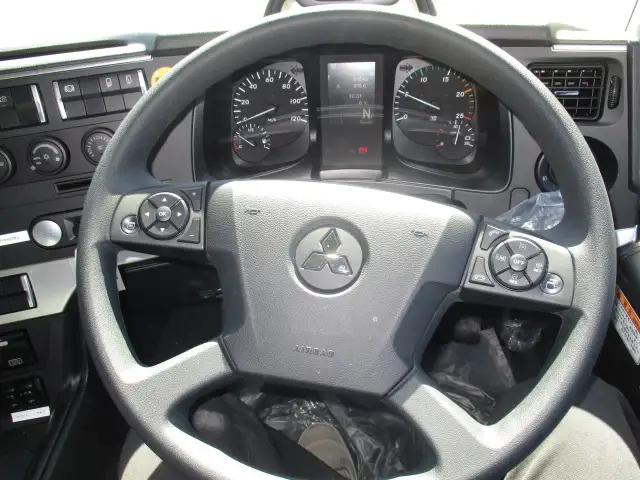 未使用車 令和6年 三菱 大型アルミ平ボデー リアエアサス ハイルーフ AT 7方開 メッキ アルミホイール 最大積載量;14,000kgの画像41