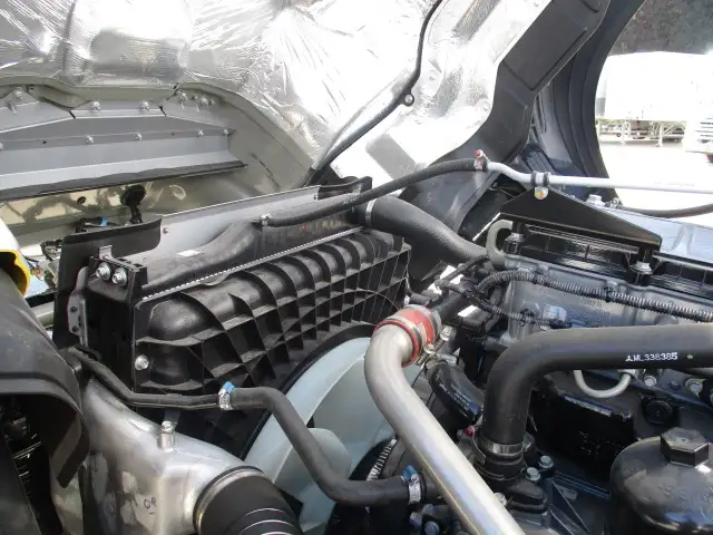 未使用車 令和6年 三菱 大型アルミ平ボデー リアエアサス ハイルーフ AT 7方開 メッキ アルミホイール 最大積載量;14,000kgの画像52