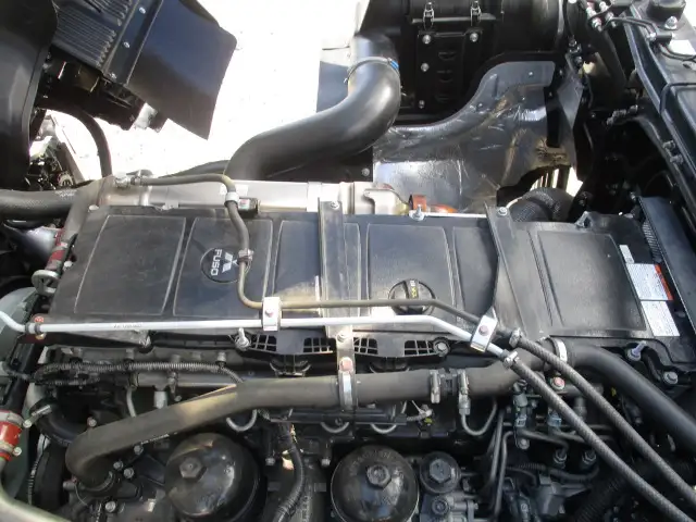 未使用車 令和6年 三菱 大型アルミ平ボデー リアエアサス ハイルーフ AT 7方開 メッキ アルミホイール 最大積載量;14,000kgの画像53