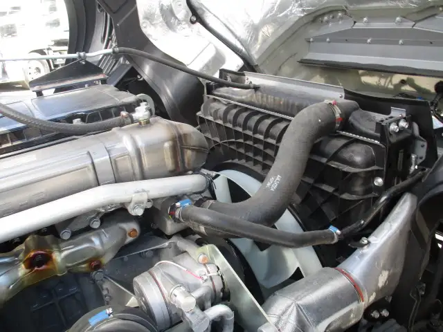 未使用車 令和6年 三菱 大型アルミ平ボデー リアエアサス ハイルーフ AT 7方開 メッキ アルミホイール 最大積載量;14,000kgの画像55