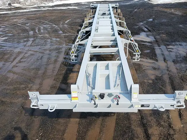 令和2年 トレクス 3軸コンテナシャシ リフトアクスル 最大積載量:30,480kg 第五輪荷重:10,900kg以上の画像27