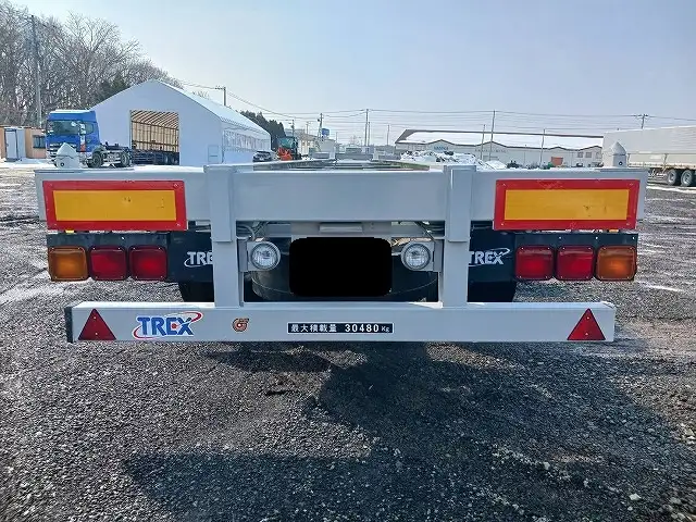令和2年 トレクス 3軸コンテナシャシ リフトアクスル 最大積載量:30,480kg 第五輪荷重:10,900kg以上の画像4