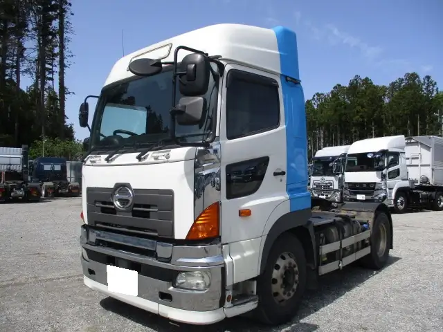 ★車検付 R8.4.20迄★ 平成27年 日野 トラクター AT 450馬力 ハイルーフ メッキ アルミホイール の画像1