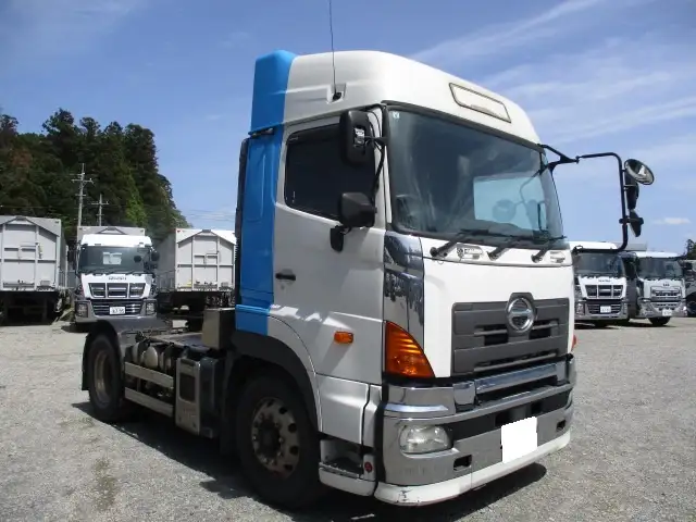 ★車検付 R8.4.20迄★ 平成27年 日野 トラクター AT 450馬力 ハイルーフ メッキ アルミホイール の画像2