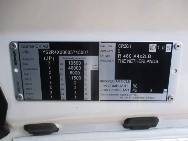 ☆車検付き( R7.12.24)☆ R6年スカニア トラクタ 460ps R20スリーパーキャブ/ハイルーフ スライドカプラー サンルーフの画像59