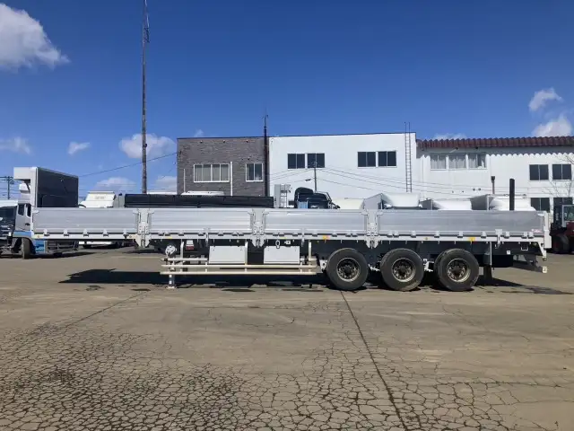ナンバー付 平成28年 フルハーフ 13M3軸アオリ付トレーラ シングル引き スーパーシングル リーフサス 積載:28,000㎏ 第五輪:11,450㎏以上 の画像8