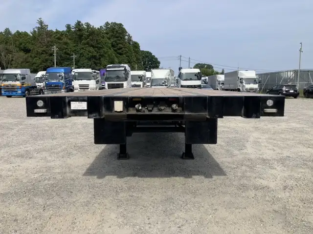 ナンバー付 令和2年 トレクス 12M3軸フラットトレーラー シングル引き リーフサス 第五輪:11,170㎏以上 積載:28,800㎏の画像2