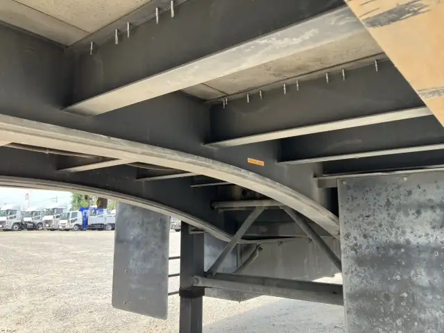 ナンバー付 令和2年 トレクス 12M3軸フラットトレーラー シングル引き リーフサス 第五輪:11,170㎏以上 積載:28,800㎏の画像12