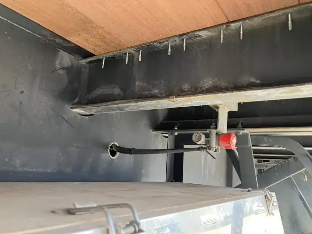 ナンバー付 令和2年 トレクス 12M3軸フラットトレーラー シングル引き リーフサス 第五輪:11,170㎏以上 積載:28,800㎏の画像14