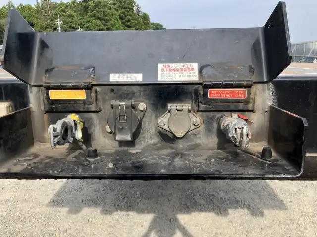 ナンバー付 令和2年 トレクス 12M3軸フラットトレーラー シングル引き リーフサス 第五輪:11,170㎏以上 積載:28,800㎏の画像39