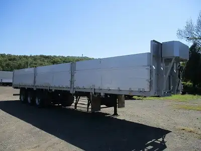 予備倹付(R7.11.4)平成24年 東急 13m3軸アオリ付きトレーラー 積載:26,100㎏ リーフサスの画像3