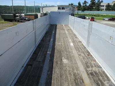 予備倹付(R7.11.4)平成24年 東急 13m3軸アオリ付きトレーラー 積載:26,100㎏ リーフサスの画像9