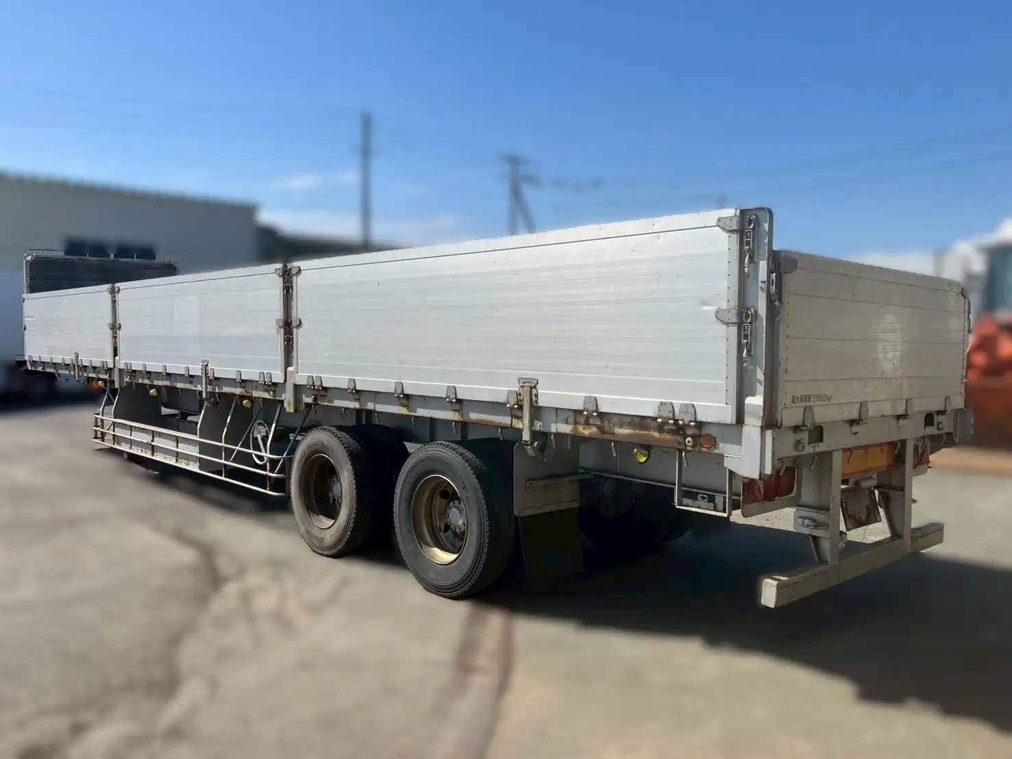 平成11年12月中古その他アオリ付トレーラー・フラットトレーラーユソーキユソーキの画像7