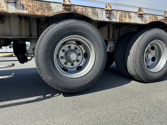 【愛知県豊橋市保管】平成16年 フルハーフ 13m2軸ウィングトレーラー リフトアクスル(エアサス)積載:19,600㎏ 第五輪荷重:9,400㎏以上の画像14