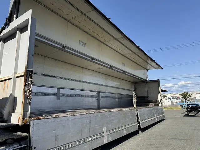 【愛知県豊橋市保管】平成16年 フルハーフ 13m2軸ウィングトレーラー リフトアクスル(エアサス)積載:19,600㎏ 第五輪荷重:9,400㎏以上の画像19