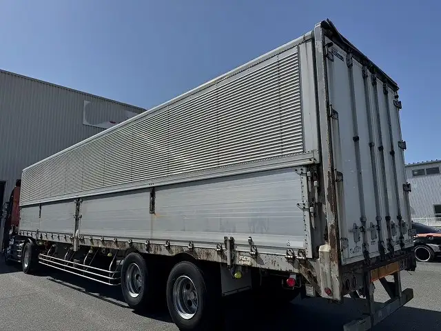 【愛知県豊橋市保管】平成16年 フルハーフ 13m2軸ウィングトレーラー リフトアクスル(エアサス)積載:19,600㎏ 第五輪荷重:9,400㎏以上の画像3