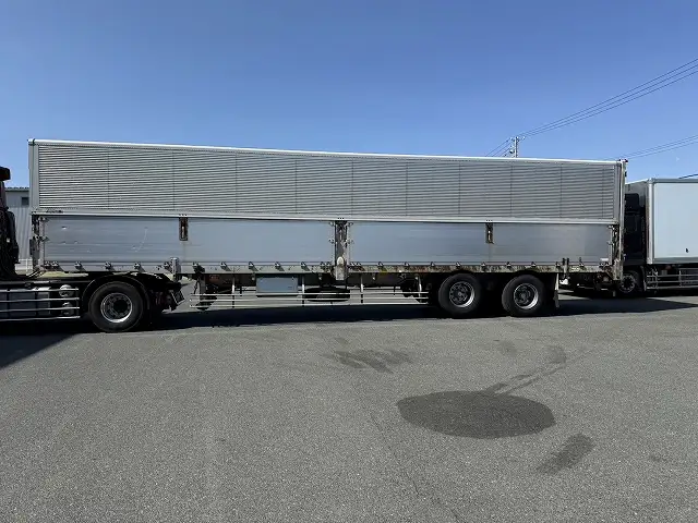 【愛知県豊橋市保管】平成16年 フルハーフ 13m2軸ウィングトレーラー リフトアクスル(エアサス)積載:19,600㎏ 第五輪荷重:9,400㎏以上の画像6