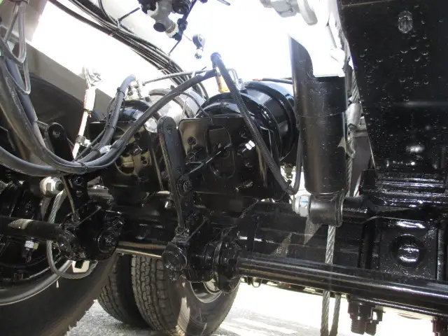 予備検付 未登録 トレクス 40FT3軸コンテナシャシ リフトアクスル(中軸残し) MG取付可 積載30,480kg 第五輪荷重11,500以上の画像26