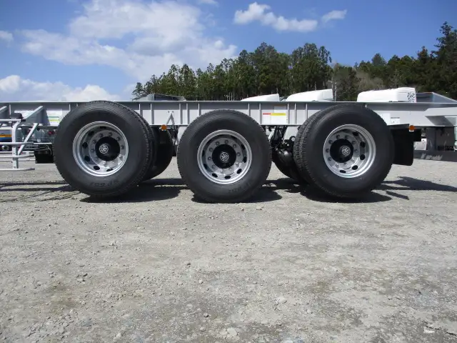 予備検付　未登録　トレクス　40FT3軸コンテナシャシ　リフトアクスル(中軸残し)　MG取付可　積載30,480kg　第五輪荷重11,500以上の画像37