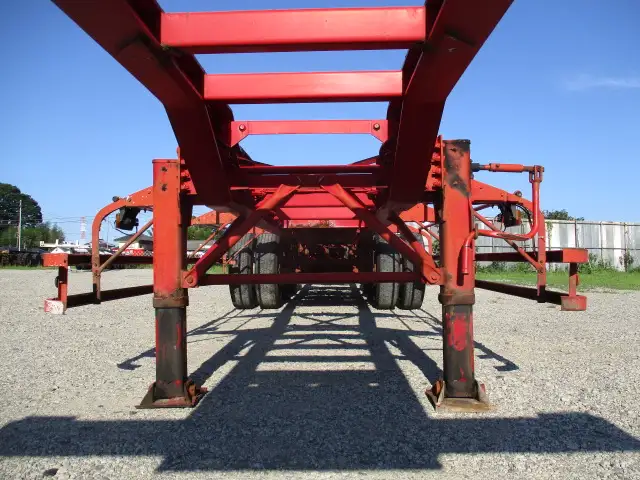 平成23年　フルハーフ　40FT3軸コンテナシャシ　リーフサス　積載：30,480㎏　第五輪：11,040㎏以上の画像15