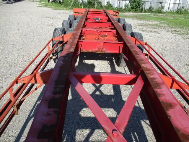 平成23年　フルハーフ　40FT3軸コンテナシャシ　リーフサス　積載：30,480㎏　第五輪：11,040㎏以上の画像27