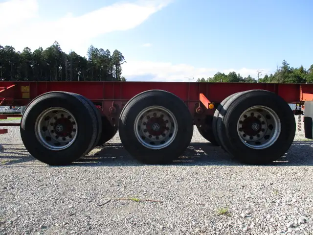 平成23年　フルハーフ　40FT3軸コンテナシャシ　リーフサス　積載：30,480㎏　第五輪：11,040㎏以上の画像31