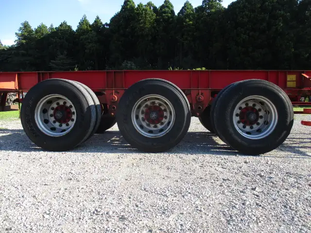 平成23年　フルハーフ　40FT3軸コンテナシャシ　リーフサス　積載：30,480㎏　第五輪：11,040㎏以上の画像36