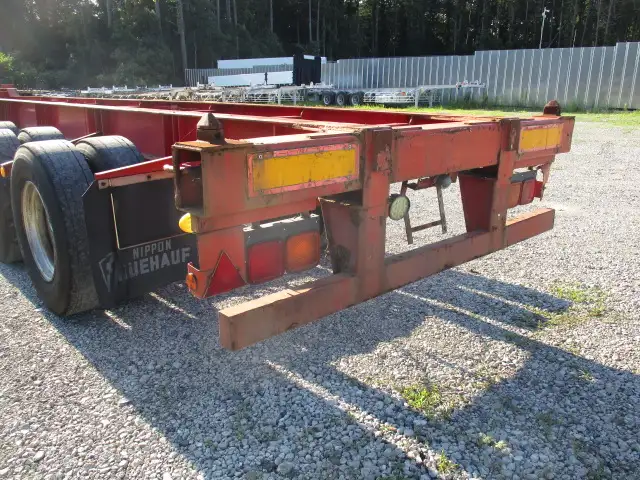 平成23年　フルハーフ　40FT3軸コンテナシャシ　リーフサス　積載：30,480㎏　第五輪：11,040㎏以上の画像58