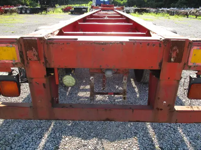 平成23年　フルハーフ　40FT3軸コンテナシャシ　リーフサス　積載：30,480㎏　第五輪：11,040㎏以上の画像60