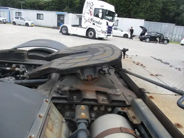 ★車検付R7.10.28★ H26 日野 トラクターヘッド AT 450馬力 ハイルーフ メッキ アルミホイール の画像21