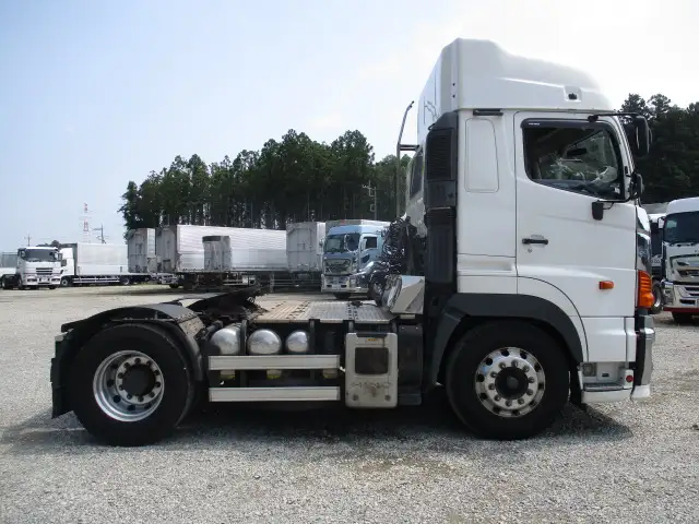 ★車検付R7.10.28★ H26 日野 トラクターヘッド AT 450馬力 ハイルーフ メッキ アルミホイール の画像4