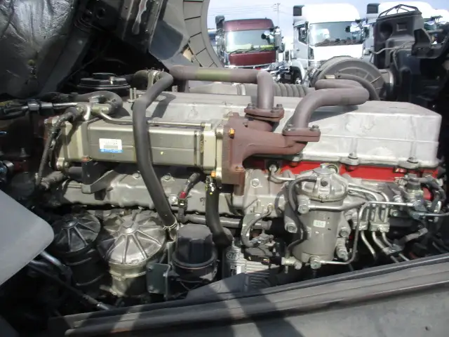 ★車検付R7.10.28★ H26 日野 トラクターヘッド AT 450馬力 ハイルーフ メッキ アルミホイール の画像46