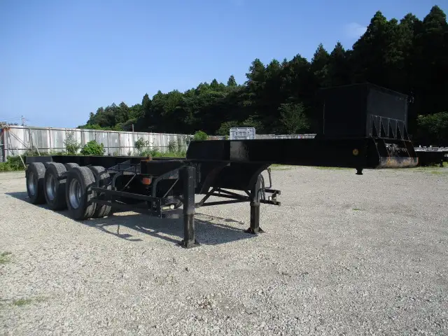 ★車検付(R7.7)平成20年 日本フルハーフ 20FT3軸コンテナシャーシー リーフサス 積載:17,300㎏ 第五輪:5,110㎏以上 一括緩和の画像3