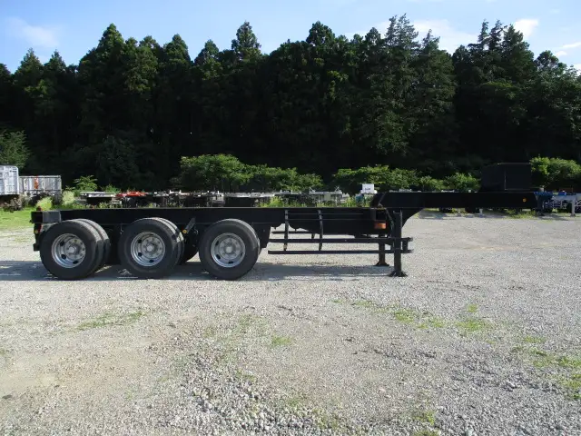 ★車検付(R7.7)平成20年 日本フルハーフ 20FT3軸コンテナシャーシー リーフサス 積載:17,300㎏ 第五輪:5,110㎏以上 一括緩和の画像4