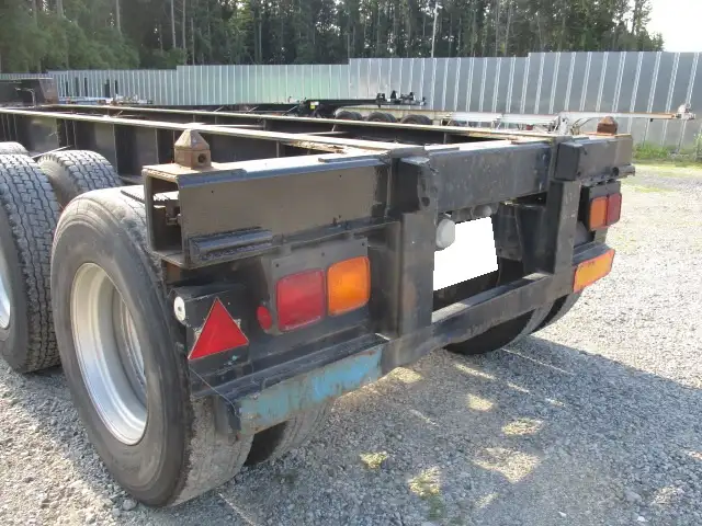 ★車検付(R7.7)平成20年 日本フルハーフ 20FT3軸コンテナシャーシー リーフサス 積載:17,300㎏ 第五輪:5,110㎏以上 一括緩和の画像43