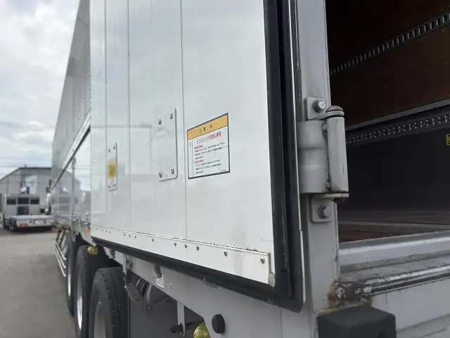 車検:R7.8.21迄 令和4年 東邦 13m3軸ウィングトレーラー リフトアクスル(後軸残し)積載:27,400㎏ 第五輪荷重:11,310㎏以上の画像34