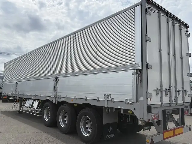 車検:R7.8.21迄 令和4年 東邦 13m3軸ウィングトレーラー リフトアクスル(後軸残し)積載:27,400㎏ 第五輪荷重:11,310㎏以上の画像7