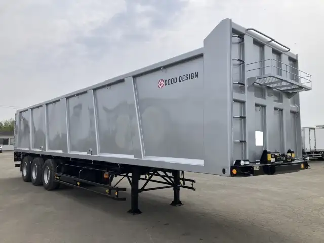 ☆予備検付(R7.7.10)☆ 50立米 未登録 フルハーフ 40FT3軸コンテナシャシ 未使用NEWエコロジーボックス リア片開式Lサイズ 後方水抜き穴 リーフサス の画像3