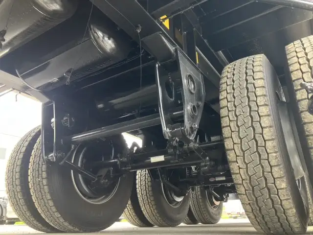 ☆予備検付(R7.7.10)☆ 50立米 未登録 フルハーフ 40FT3軸コンテナシャシ 未使用NEWエコロジーボックス リア片開式Lサイズ 後方水抜き穴 リーフサス の画像21