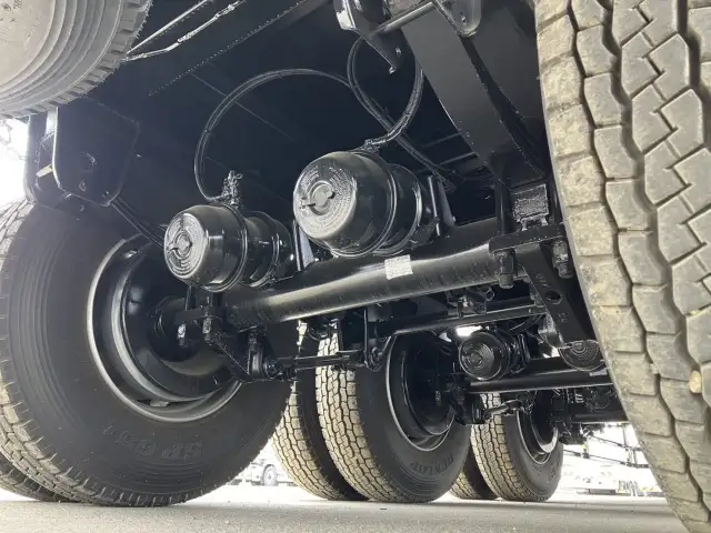 ☆予備検付(R7.7.10)☆ 50立米 未登録 フルハーフ 40FT3軸コンテナシャシ 未使用NEWエコロジーボックス リア片開式Lサイズ 後方水抜き穴 リーフサス の画像29