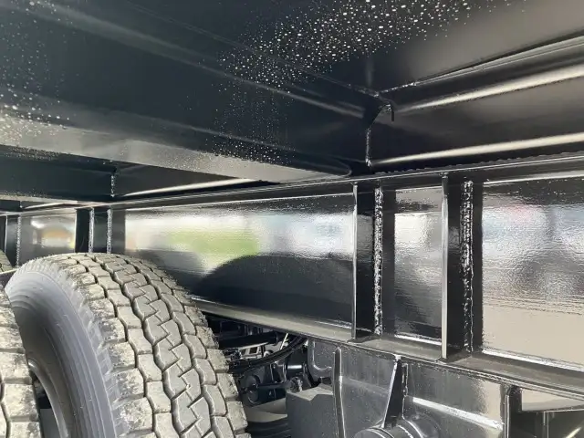 ☆予備検付(R7.7.10)☆ 50立米 未登録 フルハーフ 40FT3軸コンテナシャシ 未使用NEWエコロジーボックス リア片開式Lサイズ 後方水抜き穴 リーフサス の画像31