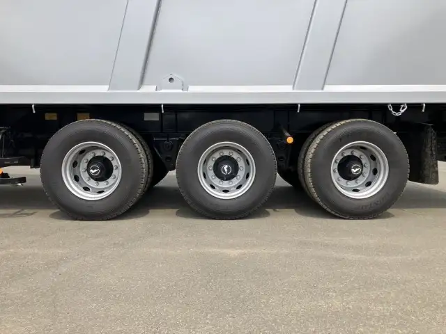 ☆予備検付(R7.7.10)☆ 50立米 未登録 フルハーフ 40FT3軸コンテナシャシ 未使用NEWエコロジーボックス リア片開式Lサイズ 後方水抜き穴 リーフサス の画像39