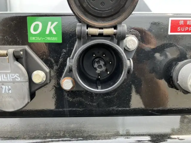 ☆予備検付(R7.7.10)☆ 50立米 未登録 フルハーフ 40FT3軸コンテナシャシ 未使用NEWエコロジーボックス リア片開式Lサイズ 後方水抜き穴 リーフサス の画像43