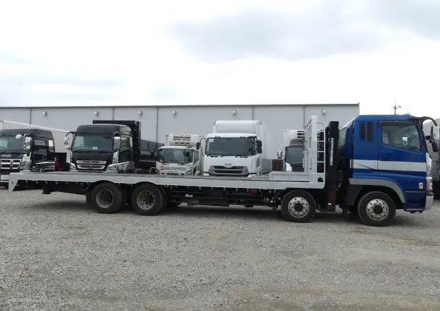 【神奈川県厚木市保管】平成16年 三菱 4軸セルフローダー リモコン 走行:435,000km 積載:12,700kg ミッション:7MTの画像4