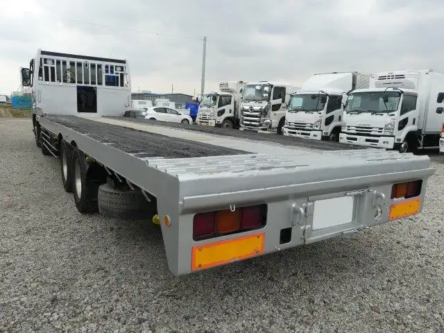 【神奈川県厚木市保管】平成16年 三菱 4軸セルフローダー リモコン 走行:435,000km 積載:12,700kg ミッション:7MTの画像6